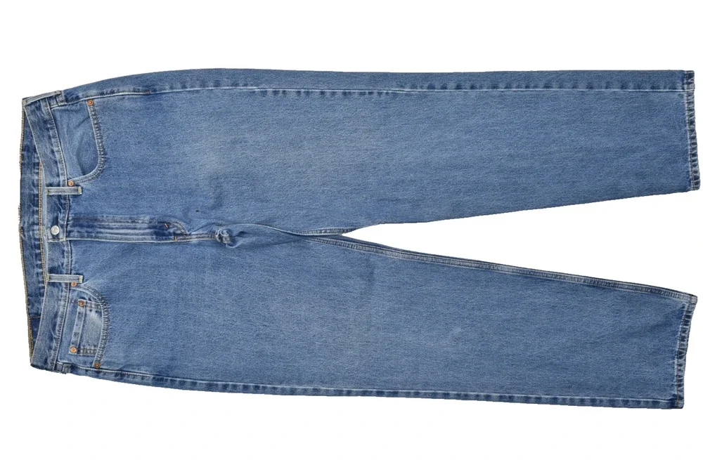 Levi's 550 Relaxed Fit Men's Jeans Blue 38x36 Medium Wash Denim Retro Style